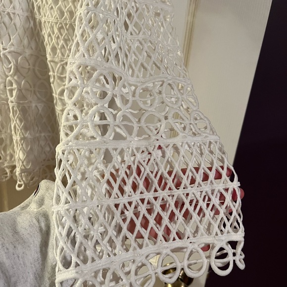 White LF lace romper - Picture 4 of 7